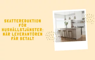 Skattereduktion illustration för hushållstjänster och installation av grön teknik